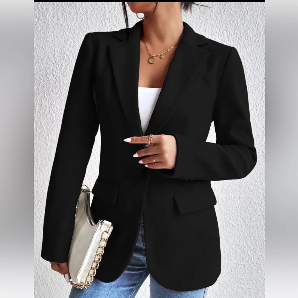 Sergio Hudson x Target 🎯 fitted Black Ladies Blazer - Picture 5 of 7